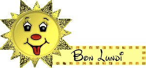 Gif animé Bon lundi soleil